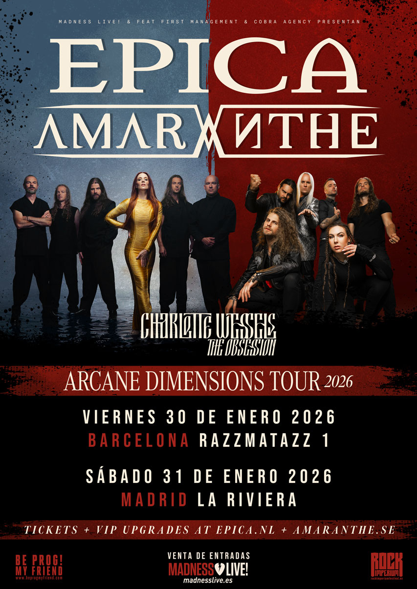 Fechas de Epica en España