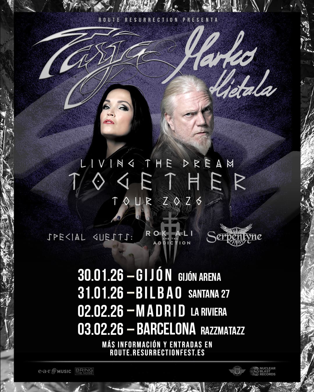 Gira de Tarja y Marko Hietala